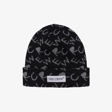 TEAM BEANIE BLACK PRINTED