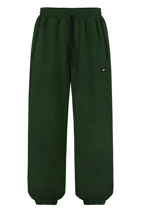 HEATER BOTTOM FLEECE PANTS GREEN